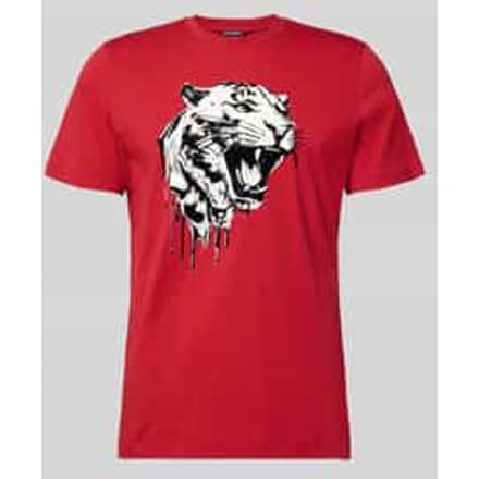 T-shirt met labeldetail