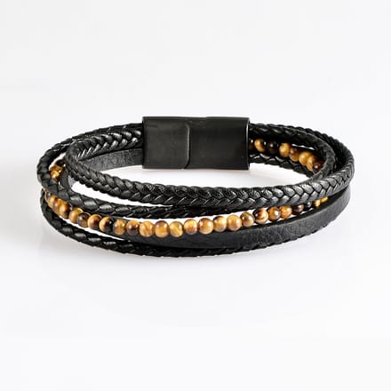 US Polo Assn Jewellery Brandon Zwarte Armband