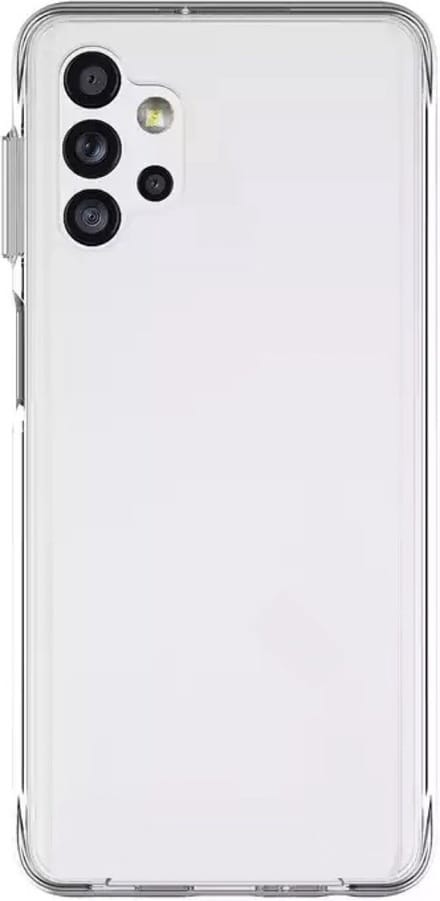 Hoesje Geschikt voor Samsung Galaxy A32 5G silicone back cover/Transparant hoesje + Gratis screenprotector