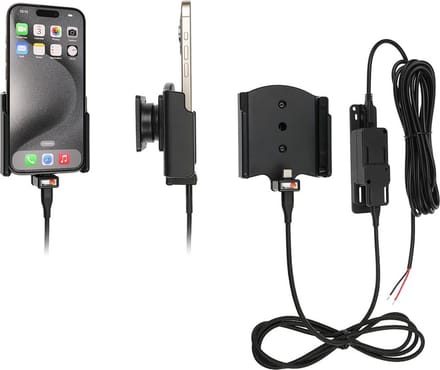 Brodit houder/lader Apple iPhone 15/15 Pro- fixed instal.