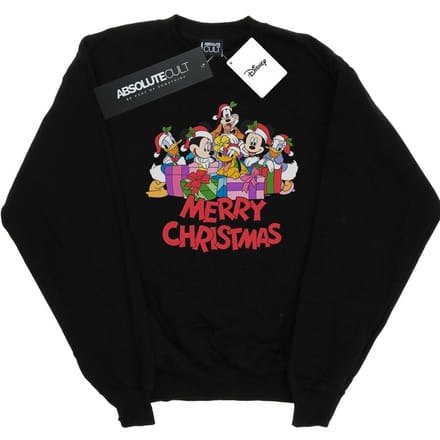 Disney Dames/Dames Mickey Mouse And Friends Kerstmis Sweatshirt (Zwart)