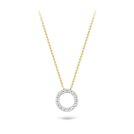 Blush - 14 Karaat Witgouden Ketting 3065BZI (Lengte: 42.00 cm)