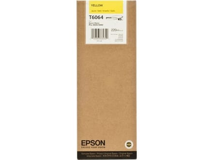 Epson T6064 inktcartridge geel hoge capaciteit (origineel)