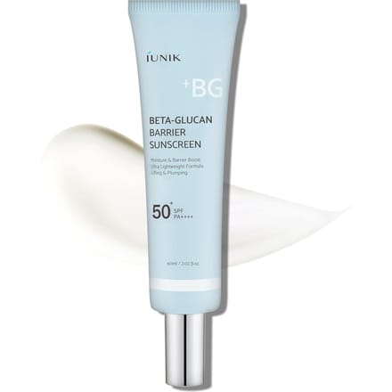 [iUNIK] Beta-Glucan Barrier Zonnebrandcrème SPF 50+ PA++++ 60ml white
