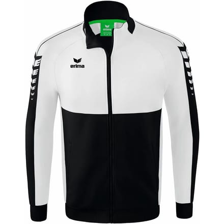 Erima Six Wings Worker Jack Heren - Wit / Zwart | Maat: M