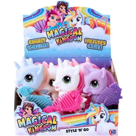 Magical Kingdom Style 'N' Go Eenhoorn Pony met Kam Speelgoed