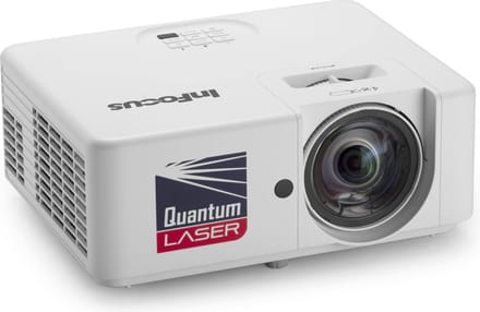InFocus Projector Quantum Laser Nemesis II IN1028ST - DLP projector - short-throw - portable - LAN - white - 1920 x 1080 - 4000 ANSI lumens
