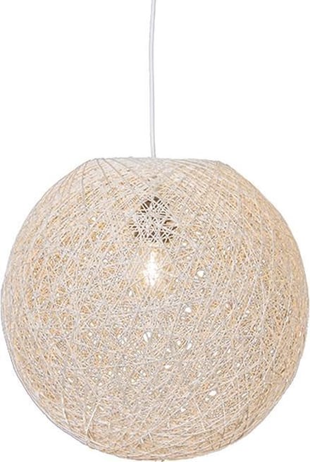 QAZQA Corda 45 - Hanglamp - 1 lichts - 450 mm - wit