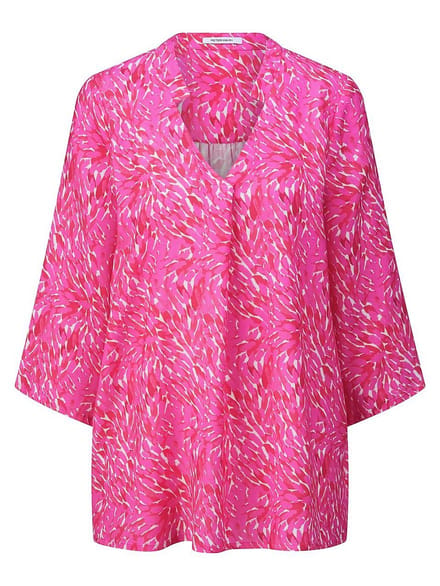Lange blouse Van Peter Hahn pink