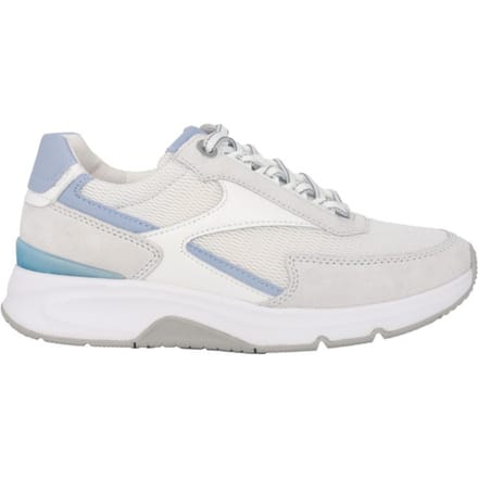 Gabor rollingsoft sensitive 26.895.51 - dames rollende wandelsneaker - Wit - maat 40.5 (EU) 7 (UK)