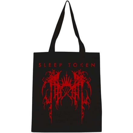 Sleep Token Grunge Logo Unisex Linnen tas - zwart - Standard