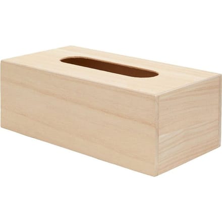 Houten zakdoeken doos Artemio