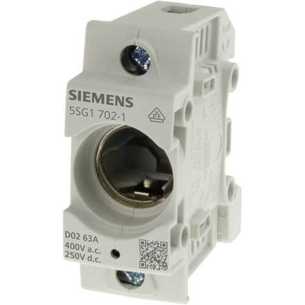 Siemens 5SG13021 Zekeringsokkel Afmeting zekering : D01 15 stuk(s)