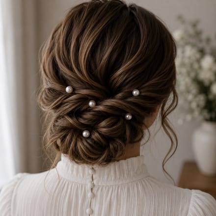 Haar in Stijl® Lulu Parel Haarpinnen Zilver 14mm Bruid Set 10x