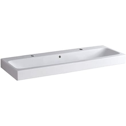 Geberit iCon washbasin 120 cm with 2 tap holes 124020000