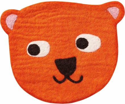 Klippan vilten seatpad Little Bear oranje