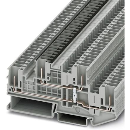 Phoenix Contact 3061509 Klem 2-etages 5.2 mm Spanveer Grijs 50 stuk(s)