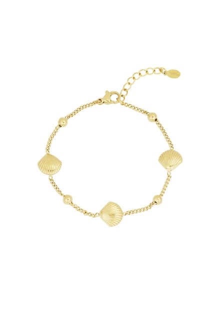 Goudlief shell serenade armband - Roestvrij staal - Verkleurt niet
