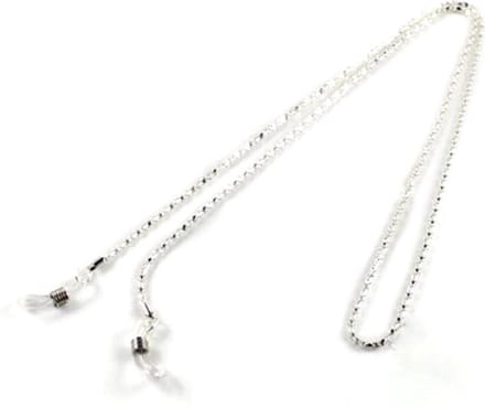 Brillenkoord | Zonnebril Ketting | Wit Kleurig Metaal