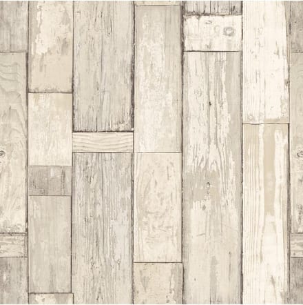 Dutch Wallcoverings vliesbehang sloophout - wit