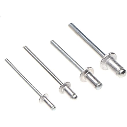 Ensemble de riveteuse robuste 200 pièces Main 2.4 3.2 4.0 4.8mm Rivet G un Kit Ensemble Assortiment Rivets Aluminium Outil pour P lastique