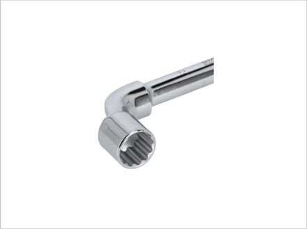 Dubbelzijdige pijpsleutel 13mm/166mm CrV Staal Stalco S-76866