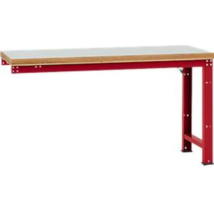 Manuflex WP4029.3003 Werkbank uitbreidingsmodule (b x h x d) 1750 x 840 x 700 mm Robijn-rood