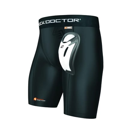 Compressiebroek Shock Doctor avec Bioflex Cup noir