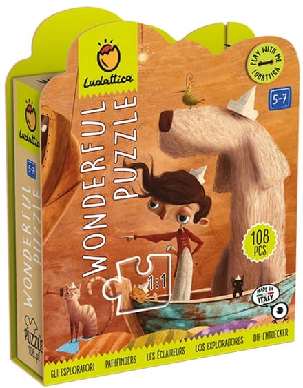 Ludattica Legpuzzel Padvinders Junior 21 X 27 Cm 108 Stukjes