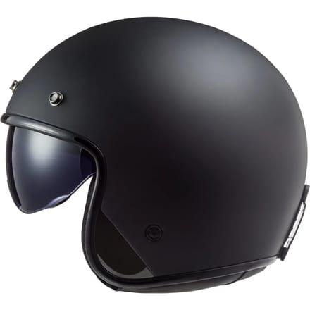 LS2 OF601 Bob II Solid Mat Zwart 06 Jethelm - Helm