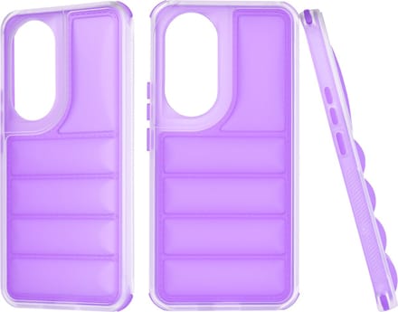 Hoesje geschikt voor HONOR 90 - Techsuit Wave Shield Shockproof Hard Case Back Cover - Paars