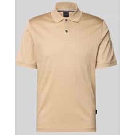 regular fit poloshirt met knooplijst