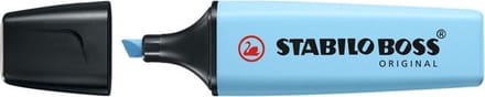 Markeerstift stabilo boss 70/112 pastel blauw | 10 stuks