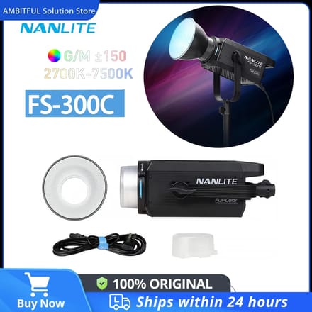 Nanlite FS-300C LED RGBW Spot Light