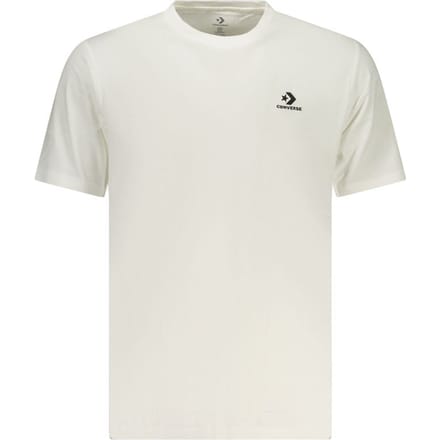 Converse Bianco Katoenen T-Shirt voor Heren
