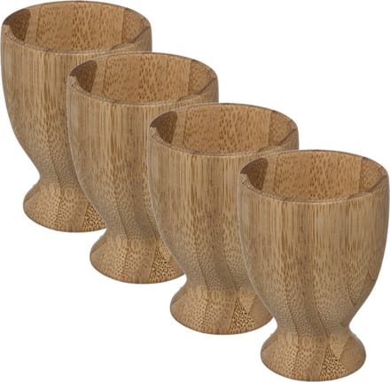 Secret de Gourmet Eierdopje - 4 stuks - Bamboe - 7,5 cm