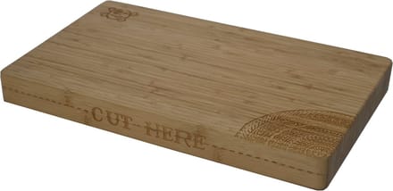 Homey's Schiffmacher Snijplank - Bamboe - 25 x 45 x 4cm - Tattoo Bedrukking - Giftbox
