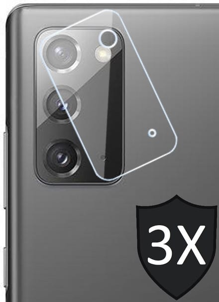 Screenprotector geschikt voor Samsung Note 20 - Camera Protector Lens - 3 Stuks