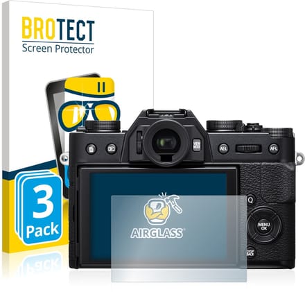 Screenprotector 3 Stuks voor Fujifilm X-T20 Beschermglas transparant