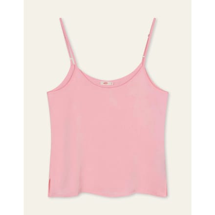 Oilily Baksha Solid Spaghetti-top- maat36 Candy Roze