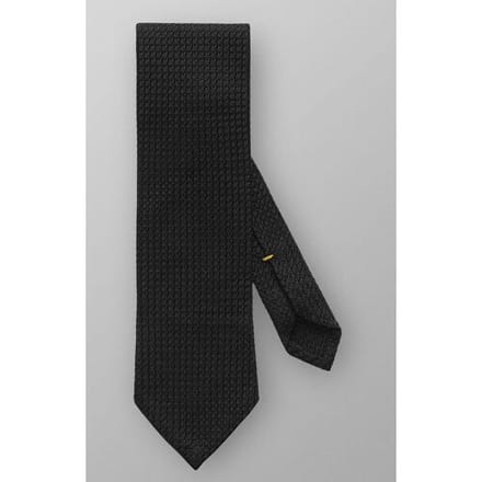 Eton Das Uni Structured Grenadine Tie Licht Grijs Melange / male