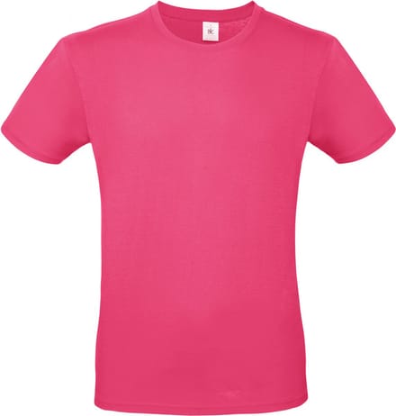 Classic E150 T-shirt B&C Collectie Fuchsia Maat S