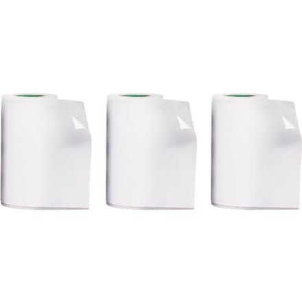 10 jaar duurzaam 3*thermisch papier voor Peripage A6/A8/P6 Paperang P1/P2 Adhesive&3 Rolls wit