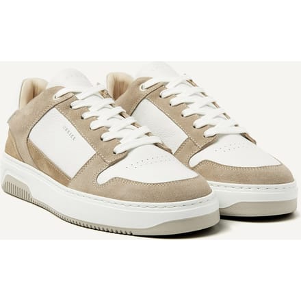 Nubikk Basket Court White Leather - Mist Größe: 40 | Trainers Outlet | Herren | Weiß