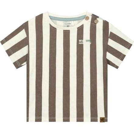 Prénatal peuter shirt Mud Brown 74 heren