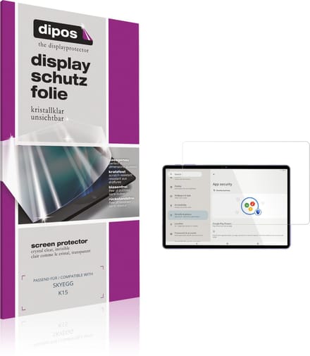 dipos – 2x Beschermfolie geschikt voor SKYEGG K15 | Krasbestendige & heldere Screenprotector Ultra-Thin
