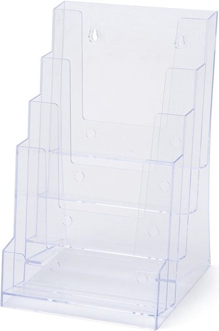 Scritto® Folderhouder Counter/Wandmontage 4x A5 Portrait - 4DA5P