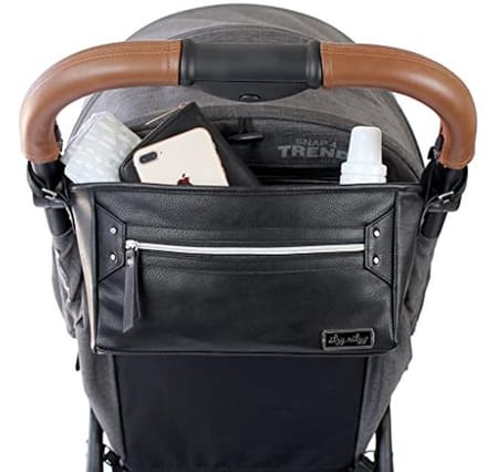 Verstelbare Kinderwagen Caddy met Organizer en Ruimtes voor Flessen