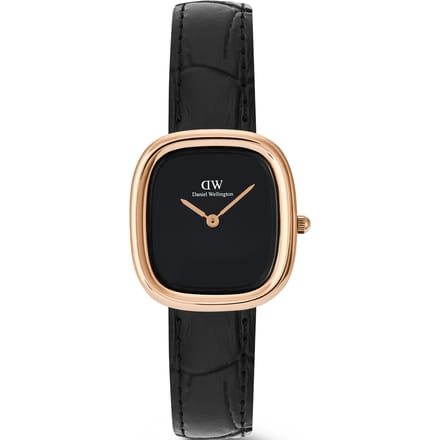 Daniel Wellington DW Watch Margot Reading Onyx Ceramic Rose Gold 24x26mm