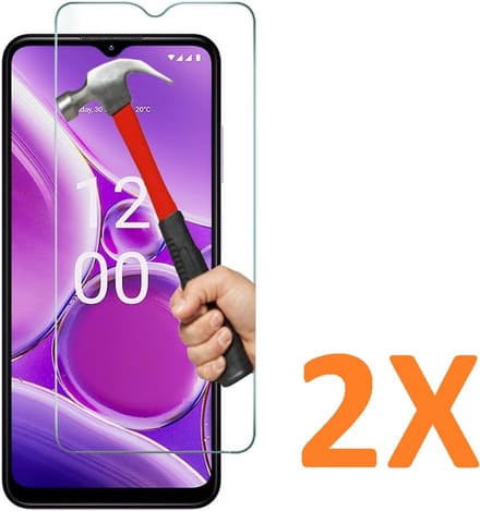 Screenprotector Glas - Tempered Glass Screen Protector Geschikt voor: Nokia G41 & Nokia G31 - 2x